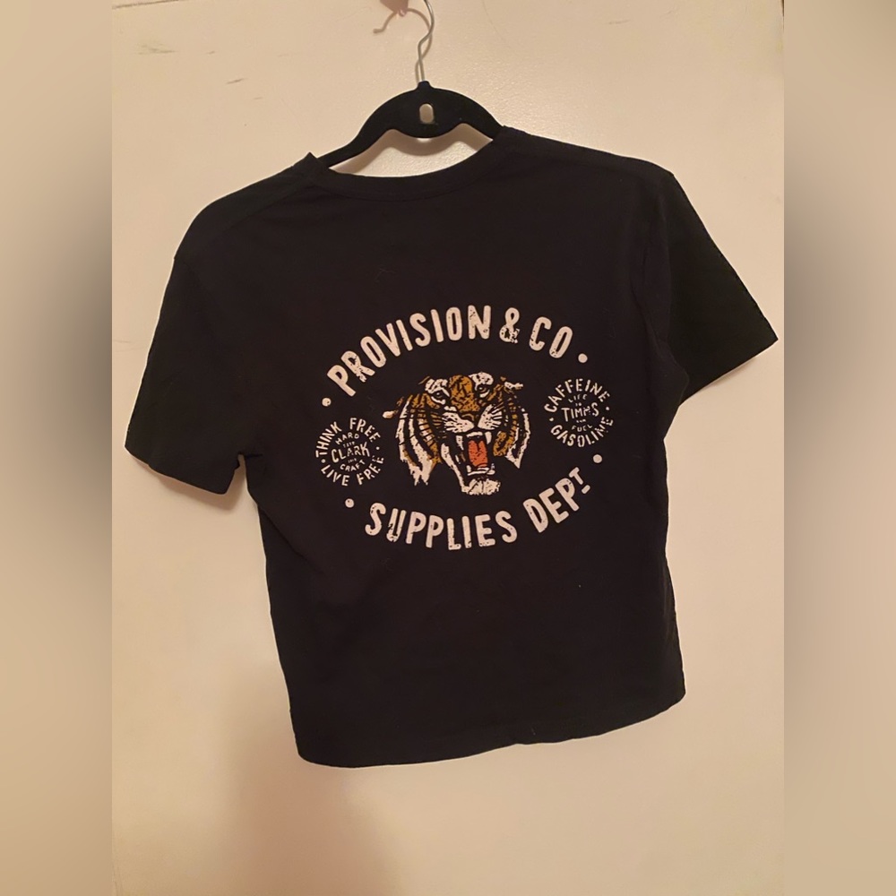Provision & Co cropped Tiger Tee